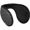 McBURN Herringbone Earband Donna/Uomo - Earbands paraorecchie Spina di Pesce con Fodera Inverno Autunno/Inverno - Taglia Unica Nero-Bianco
