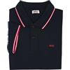 Rifle jeans and jackets Polo Uomo Mezza Manica Corta Sportiva Taglie Forti Oversize Rifle 3XL 4XL 5XL 6X (3XL - Nero)