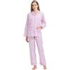 kolipajam, Pigiama 100% cotone da donna a maniche lunghe, confortevole, con bottoni, abbigliamento da casa, S-3XL