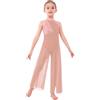 Freebily Abito da Balletto Bambina Ballo Lirico Contemporaneo Body Danza Rosa 11-12 anni