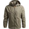 MOKBAY Giubbino Uomo Autunno Pioggia Elegante Sportiva Tuta Impermeabile Impermeabile Trench Antipioggia Running Abbigliamento Mantella Moto Invernale Antipioggia Giacca da Pioggia Uomo XXL
