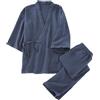 OWLONLINE Pigiama da notte da uomo in kimono giapponese sciolto taglia XL -F5