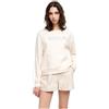 generic Armani Exchange - Felpa da Donna Arte Sella, con Logo Lucido, Taglia L, Bianco Sporco, L