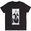 PRO' line Dshirt14 T-shirt Donna Tarot De Marseille L'Imperatrice - Carte dei Tarocchi Marsigliesi in Cotone Bio pettinato - Earthpositive & Vegan Approved - Handmade (IT, Testo, XXL, Plus, Regular, BLACK)