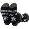 PLITI DND Socks Dungeon Master - 2 paia di calzini D20 da tavolo per giochi di ruolo, regalo per fidanzato, marito, amante del gioco, regalo per gli amanti del gioco