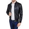 Evoga Giubbotto Uomo in Ecopelle Nero Slim Fit Giacca Giubbino Coreana Casual (XXL, #Nero T31)