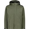 CMP 33z1577d Cappotto, Verde Scuro, 50 Unisex-Adulto