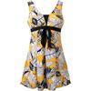 Wantdo Costume da Bagno Donna Curvy Intero con Controllo Pancia Tankini | Vita Alta, Modellante,Push-Up, Senza Ferretto,con Shorts/Gonnellino Integrati,Taglie 44-58,Moda da Spiaggia, Vacanze Estive