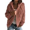 MOKBAY Cardigan Donna Blu Inverno Cotone Maglia Elegante Maglioncino Comoda Casual Maglieria Manica Lunga Aperto Davanti Cardigan Donna Lungo Invernale L