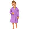 Dorian Home - Accappatoio Bambino Bambina in Microfibra Anallergico, Morbido, Leggero Salvaspazio Assorbente, Rapida Asciugatura con Cappuccio, Tasche, Cintura a Passanti e Gancio, Lavabile (no Stiro)