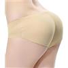 Everbellus Dona Mutande Imbottite Slip Push Up Glutei Beige Medium
