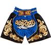 MUAY NATION Pantaloncini Muay Thai per Bambini (2-12 Anni) Trunks da Boxe per Ragazzi e Ragazze per Kickboxing, MMA, Arti Marziali (IT, età, 2 Anni, 3 Anni, Regular, Blu)