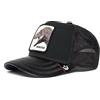 Goorin Bros., The Farm, Cappello Trucker Unisex per Bambini, Nero (Motivo Little Monster), Taglia Unica, Taglia Unica