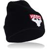 Roffatide Anime My Hero Academia All Might Cappucci con Risvolto Cappello Unisex con Teschio Ricamato Berretto Invernale in Maglia Nero