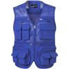 HZQIFEI Uomo Gilet da Pesca Multitasche Giubbino da Lavoro Smanicato Traspirante Outdoor Vest JRC Safari Giacche Gilet MJ08 (Blu Reale, XXL)