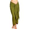 PANASIAM Sarong uni olive, 190x116cm