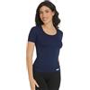 FGM04 Donna - T-Shirt Miss (IT, Testo, M, L, Regular, Regular, Standard, Blu Notte)