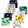 JackLoveBriefs Ragazzi Intimo Boxer Pantaloncini Cotone 9 Pezzi, 2-3 Anni,Multicolore，Dimensione:100