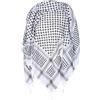 GKYQVE Medio Oriente Adulto Shemagh Sciarpa Arabo Turbanti All'aperto Multi Purpose Capo Wrap Ciclismo Antipolvere Fazzoletto Per Maschio Per Le Donne Keffiyeh Collo Viso Copertura, bianco, Taglia