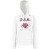 Bughyprint Felpa con Cappuccio Donna Operatore Socio Sanitario O.S.S. OSS - Non Siamo Nati Solo per Noi Stessi, L