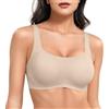 ZAAYO Reggiseno sportivo da donna, regolabile, con schienale a U, forte tenuta, push up, jogging, yoga, fitness, sport, reggiseno rimovibile, per yoga, yoga, senza cuciture