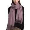 FURTALK Sciarpa da donna in cashmere, calda, maglia fine invernale, Colore: arancione., Taglia unica