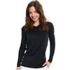 Merino.tech Maglia Lana Merino Donna - 100% Intimo Termico Lana Merino | Maglia donna a maniche lunghe, girocollo/V/U, per sport e outdoor, traspirante, ad asciugatura rapida, delicata