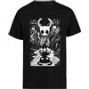 Jinbetee Ghost Knight Graphic Art Hollow Knight Divertente Gioco T-Shirt Manica Corta da Uomo Nera