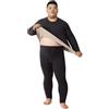 RCLONGEU Biancheria Intima Termica Set Uomo Maglia Maniche Lunghe Intimo Completo Termico Inverno Base Layer Pile Termici Autunno per Sci Ciclismo Running Trekking Sportiva (Dark Gray,6XL)
