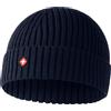 Höhenhorn Nordföhn - Berretto lavorato a maglia, unisex, in lana merino, Navy Rubber, Taglia unica