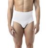 FarmaCell 411 (Bianco, S) Slip Uomo Cotone a Vita Alta, Intimo Modellante, Shapewear, Made in Italy