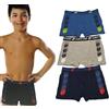 Lotto Confezione 6 Boxer Ragazzo e Bambino Sportswear in Cotone Elasticizzato Stretch, Taglie da 9 a 16 Anni, Colori Assortiti. (IT, età, 15 Anni, 16 Anni, LB4234: 2 Blu 2 Grigio 2 Bluette)