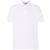 El Búho Nocturno Polo Uomo Manica Corta Cotone 100% Piquet Tinta Unita - Collo Italiano Spread Strutturato - vestibilità Ampia, Non Si Alza - Taglie Forti S-5XL, Bianco 0101, XL