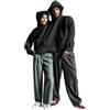 Generic Felpe con Cappuccio per Coppie, Felpe Oversize Abbinate per Due Persone con Tasche, Abbigliamento Intimo Divertente per Coppie, Abbigliamento per Feste, Viaggi e Fotografia, Carine Felpe per Donne e