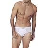 NOTTINGHAM 3 Slip Uomo Cotone Elasticizzato, SA115, Bianco O Nero, Vita Media, Alta qualità (XXL, Nero)