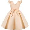 BUNNY LULU Filles Robe inclinée épaule Demoiselle d'honneur des Enfants Bal