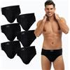 SGS Mutande Uomo - Slip Uomo Cotone Traspirante Confezione da 6 o 12 Pezzi, Taglie S-6XL, Ideale per Uso Quotidiano e Sport