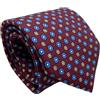 CARACCIOLO Cravatta uomo Sartoriale in seta - Squisita fattura ed elegante varietà (JOY BORDEAUX)