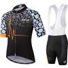 SIDE BIKE Abbigliamento Ciclismo Set Completo - Maglia + Salopette con Pantaloncini Imbottiti in Gel 5D - M06 S