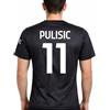 AC Milan Maglia Pulisic 11 Replica Ufficiale 2025/2026, Rossonera a Strisce, Adulto e Bambino (IT, età, 6 Anni, Rosso)