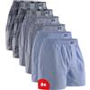DANISH ENDURANCE Boxer Uomo Americani Cotone Biologico 100%, Mutande a Pantaloncino, Boxer di Tela, Leggeri e Traspiranti, 4 o 6 Paia