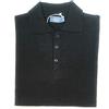 Dritto&Rovescio Polo Manica Lunga con Bottoni - Lana Pettinata - Made in Italy - dalla M alla 5XL (Grigio Antracite, L)