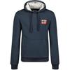 Geographical Norway Felpa con Cappuccio Marina Uomo Fondant, Marina, XXXXL