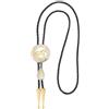 UBBVPKY Cravatta Bolo Per Uomo Cowboy Con Ciondolo A Forma Di Cavallo Cravatta In Pelle Western Cowboy Cravatta In Pelle Collana Accessori Per Costumi Per Uomo Donna Unisex Nero Taglia Unica
