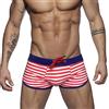 RQPYQF Costume Slip Uomo, Costume Mare Uomo Slip Piscina Costume Nuoto Slip Costume Uomo Swimming Brief Coulisse Regolabile YK78 Taglia M - XXL (Rosso, M)
