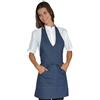 Ergos Workwear I.sacco Grembiule Bistrot Sommelier Unisex Corto in 100% Cotone (Jeans) Taglia: UNICA