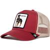 Goorin Bros. - The Farm - Cappello da Camionista Regolabile in Pelle Verniciata Unisex, Cappellino da Baseball Uomo