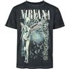Nirvana In Utero Vertical Uomo T-Shirt Nero 100% Cotone Regular