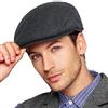 Wantonfy Berretto Piatto da Uomo Newsboy Berretto Baschi Scozzesi British Style Retro Coppola Cappello Strillone Paraorecchie Ivy Caps Invernale Auttuno
