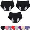 Generic Mutandine per donne over 60 70 con incontinenza lavabile e riutilizzabile a prova di perdite mutandine per incontinenza Plus Size Proof Underwear, 3 pezzi-G, XL